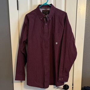 Men’s Ariat “pro series” button down cowboy shirt. XL